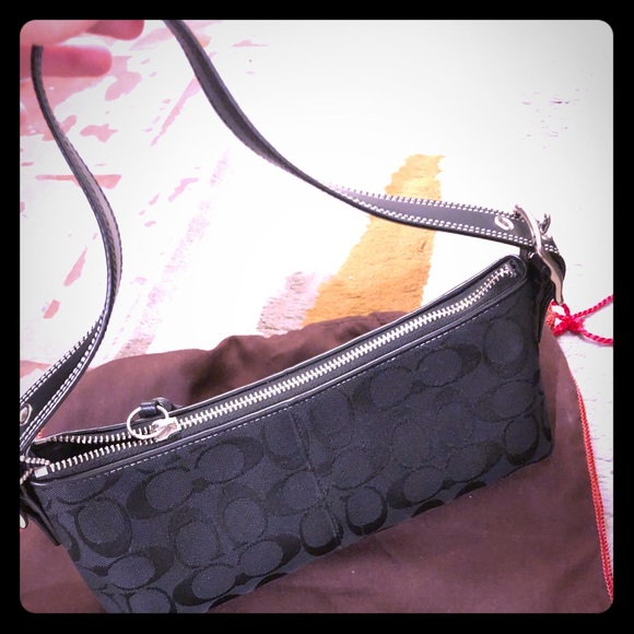 Coach black purse - Picture 1 of 5